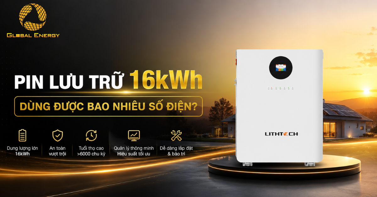Pin lưu trữ 16kWh