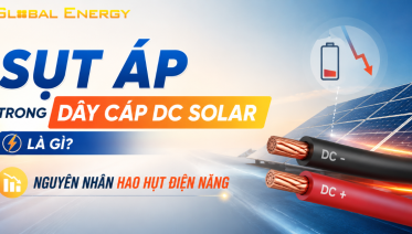 Sụt áp trong dây cáp DC Solar
