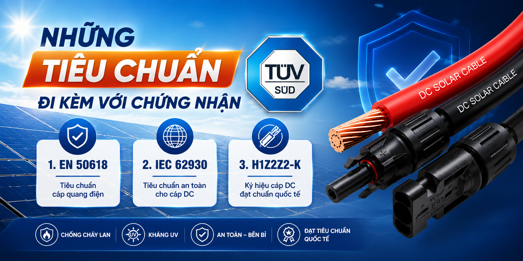 Những tiêu chuẩn đi kèm với chứng nhận TÜV
