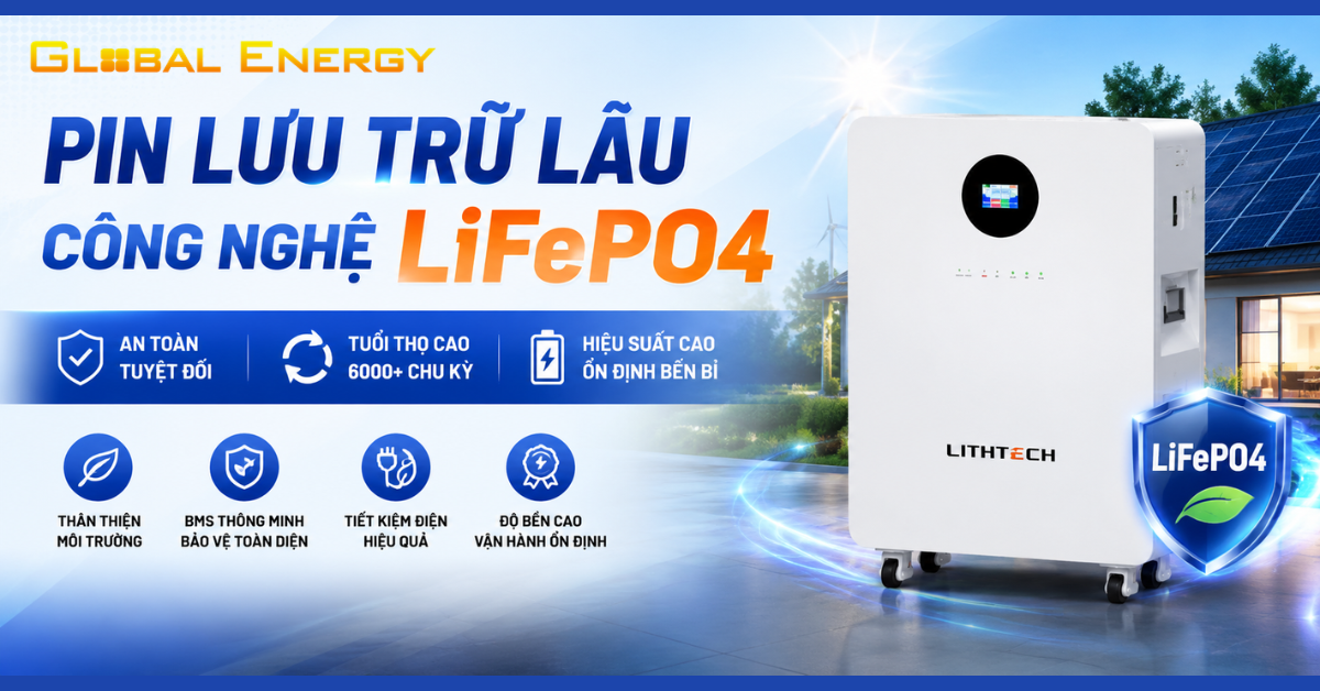 Pin Lithium Lithtech 16kWh 51.2V 314Ah – Lựa chọn hàng đầu