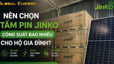 tấm pin Jinko cho hộ gia đình