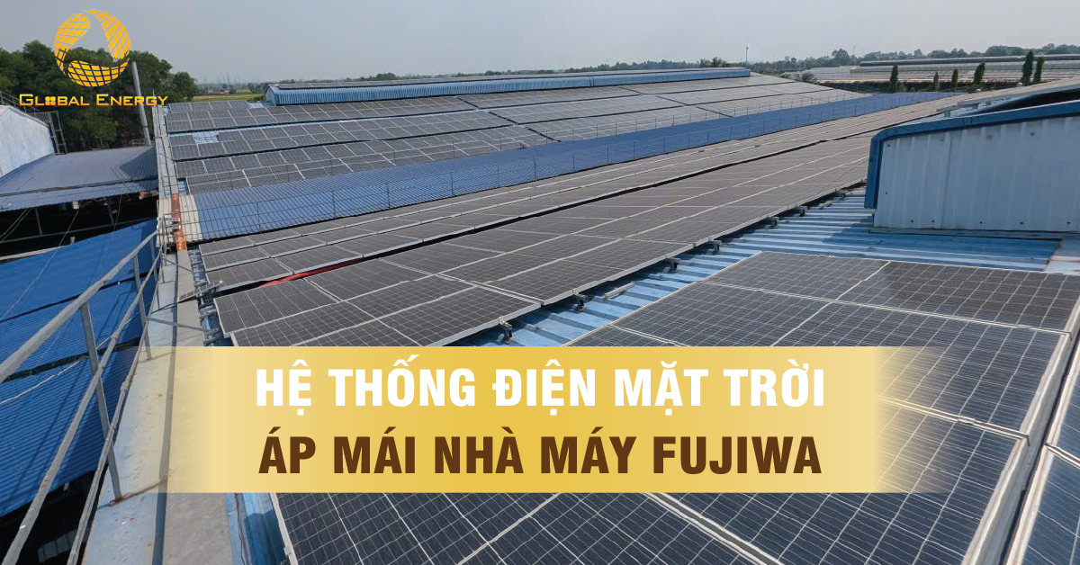 Dự án lắp hệ điện mặt trời áp mái Nhà máy nước Fuziwa