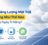 Tấm Pin năng lượng mặt trời ngày ít nắng