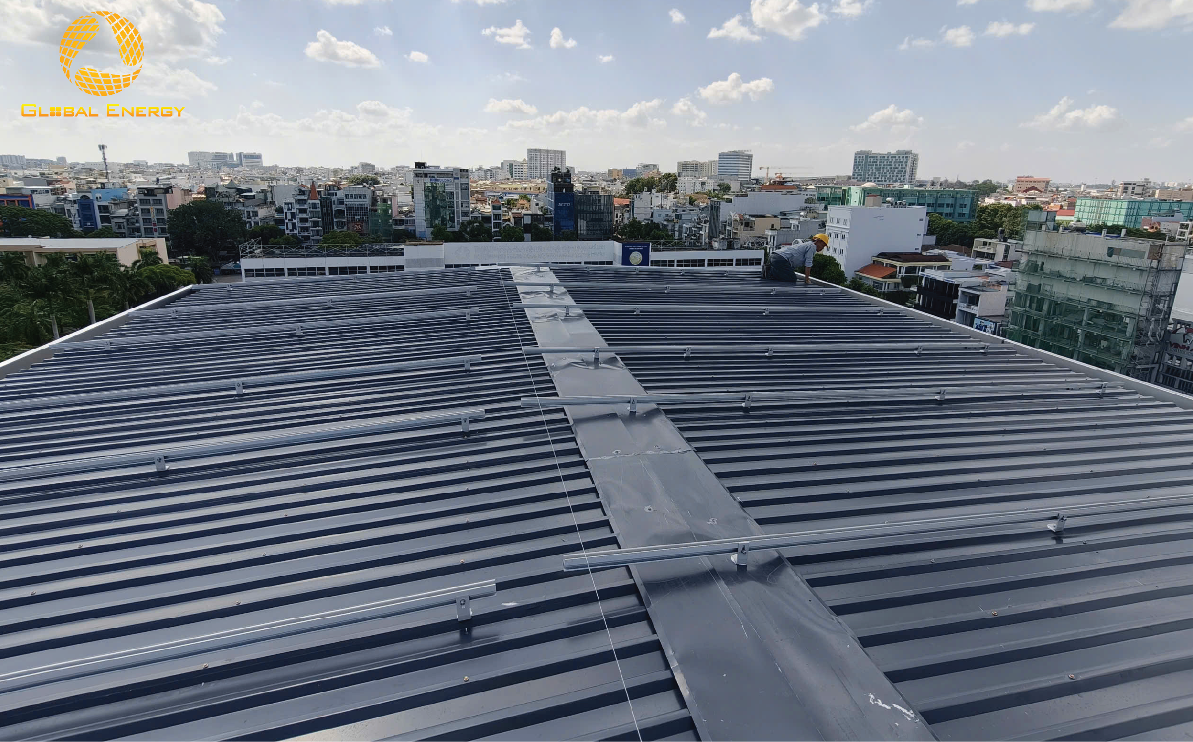 Thanh rail nhôm Solar