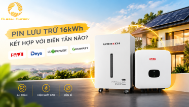 Pin lưu trữ 16kh và biến tần saj