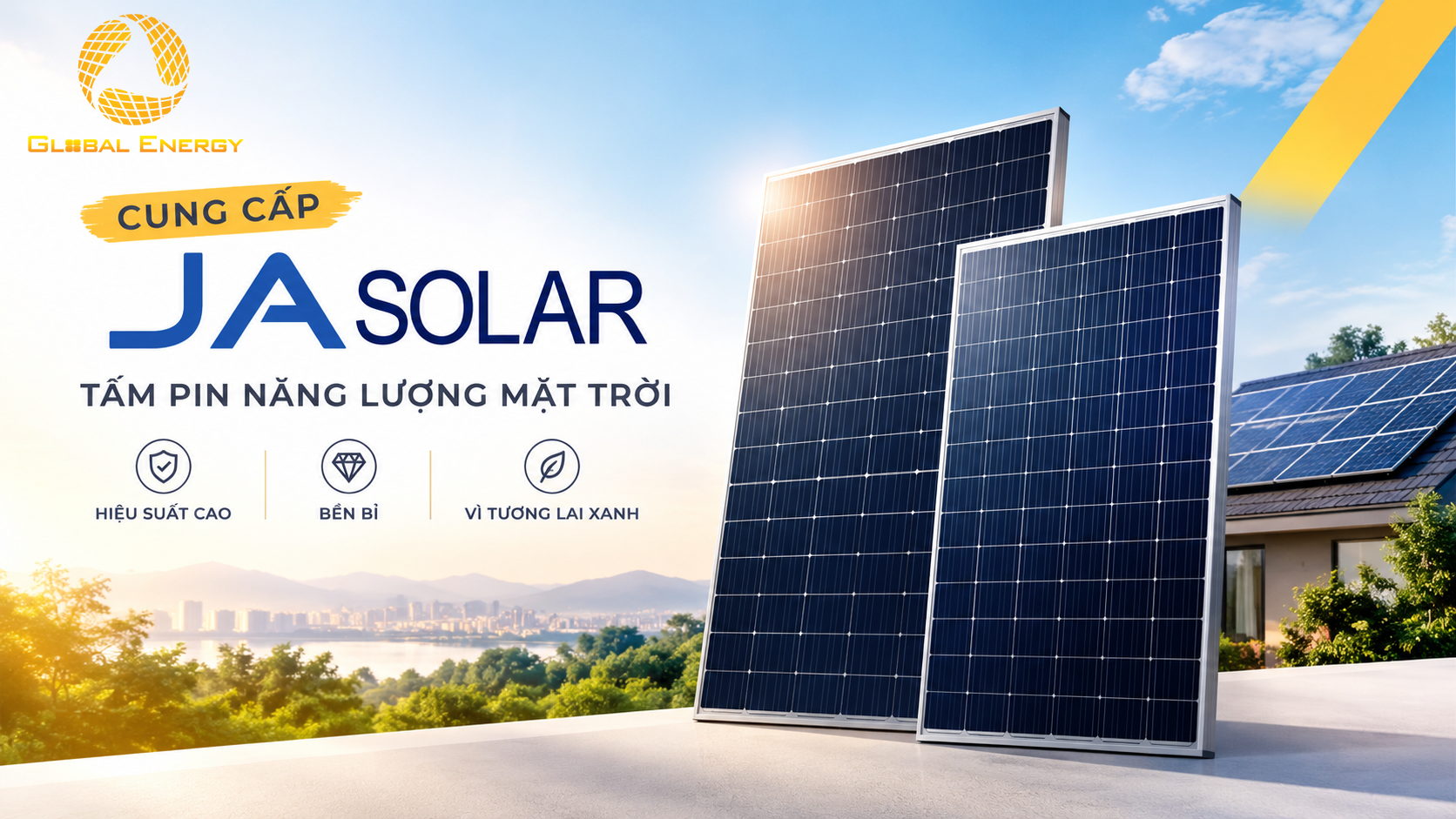 cung cấp tấm pin năng lượng mặt trời ja solar