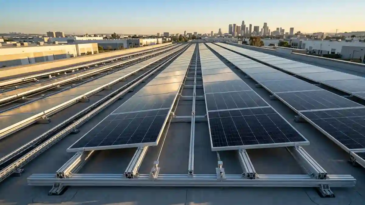 Thanh rail nhôm solar
